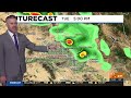 Increased storm chances in Arizona on a toasty Tuesday