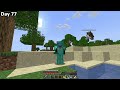 I Survived 100 Days Being HUNTED in Minecraft!