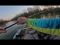 After Work Quick Trip in the Canoe with New Outriggers