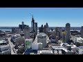 NFL Draft Theatre Setup 360 | Downtown Detroit 4K Drone