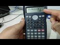 Funções da sua calculadora: ANS EXP e ENG