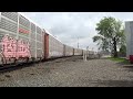 (NS New Castle District Railfanning) 189 SB at Muncie, Indiana W/BNSF H2!