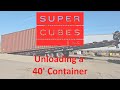 40' container delivery