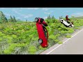 BeamNG Drive - Extreme High-Speed Traffic Car Crashes | Compilation (Videos #42).
