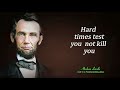 To Be Powerful,learn to Be SILENT in 5 Situations | President Abraham Lincoln Quotes To Inspire You
