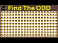 Find the ODD Emoji Out | can you find the ODD one out? ODD challenge #findtheoddemojiout