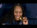 Watch the U.S. women's basketball team get its gold medals after dramatic final | Paris Olympics