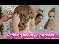 #Wedding Hair# Style #Messi Bun)#