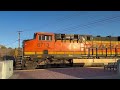 [RARE] BNSF Leading Amtrak SWC #4 @ Sandoval County / US 550 Station