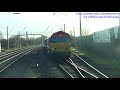 LNER ECML at speed - Biggleswade 22/12/2018