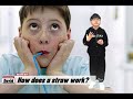How does a straw work?