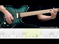 Dio - Rainbow In The Dark Guitar Lesson(Solo)With Tab Part.2/2(Slow Tempo)