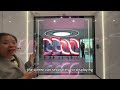 OneDisplay all in one Solution transparent Led Screen poster with Modularization& Mobility