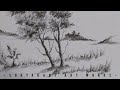 Simple tree drawing ||how to shade a tree|| how to draw trees