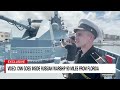 Go inside the Russian warship 90 miles away from US