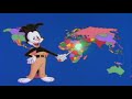 Yakko's world but the camera doesn't move. (edit: after the intro)