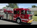 Edison division of fire engine 6 and truck 1 at memorial day parade