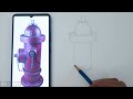 Draw a Fire Hydrant Step by Step