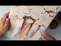 BEYOND Acrylic Pouring with 3D Flowers + Exciting Embellishments | AB Creative Tutorial