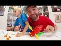 Father & Son PLAY MAGIC DRAGON GAME! (Don't Fall!)