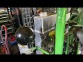 Removing the radiator from the John Deere M part 2