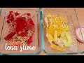 Red Cherry vs Green - Mixing Makeup Eyeshadow Into Slime ASMR