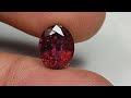 HOT ITEM Natural Rubellite Tourmaline 2.8ct GRI Hot Color Top Crystall Full Luster Body Kaca Metalik