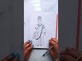 woman drawing simple