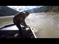 Joe Zuray Checks His Fish Net for King Salmon at Rapids