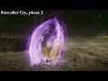 Elden Ring - Consort Radahn hitboxes visualized (real time and slow motion)