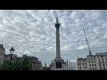 Walking In London Summer Morning Tour 4K Trafalgar Square Big Ben England UK #lifeinuk #londonlife