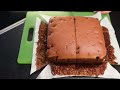 Chocolate jiggly cake | homemade castella