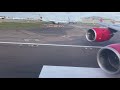 A340-600 takeoff from London Heathrow