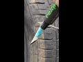 Open Fork design Emergency tire puncture repair kit