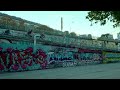 Landscape Delivery I Late summer afternoon, view of the Danube Canal passing through Vienna city