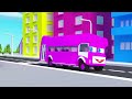 Old MacDonald Had A School EIEIO | Colorful Buses Song | Nursery Rhymes for Kids & Babies Song