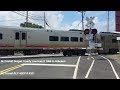 NJT Train stops before crossing, requests permission through work zone