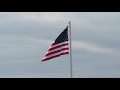 American Flag Flying Beautifully In The Sun