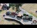 Big Rig through narrow roads - BeamNG.Drive | Thrustmaster TX gameplay