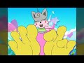 Ankha, Pretty Bomber, Splash Woman and Unikitty feet compilation