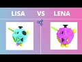 LISA VS LENA - Blue And Pink Fidget Toys