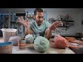 How to MAKE COLORED CLAY!!!  The ENTIRE PROCESS!