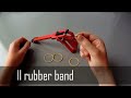 How to Make a Lego Technic Rubber Band Gun - Semi Automatic