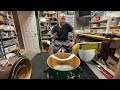Drum Badge Grommets, Drum Wrap, Replica John Bonham Green Sparkle Ludwig Drum Set Build PT. 6