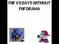 FNF vs Days without FNF drama