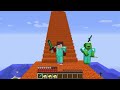 JJ And Mikey Survive On BEDROCK RAFT In Minecraft - Maizen