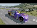 Big & Small Thomas the Train with Spinner Wheels vs Pac-Man | BeamNG.Drive