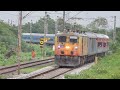 High SPEED CURVING Trains | WAP5 + WAP7 + WDP4D | Diesel and Electric Trains | Indian Railways