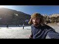 The Mountain Rink - We hiked 3 hours to skate on this perfect lake