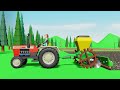 Rufus Tractor & Four heavy Tasks on the Farm - Colorful Animated Farm Full of Agricultural Machines